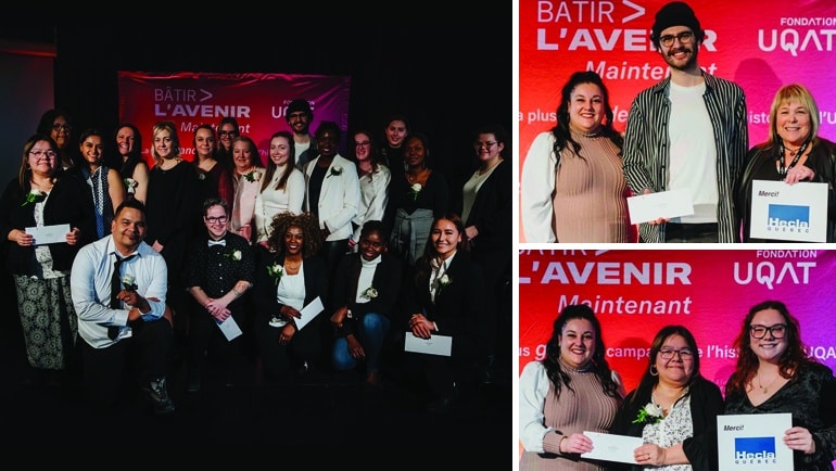 group photo of scholarship recipients