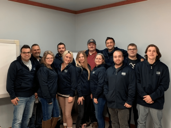 A photo of the James Bay Vocational Training staff.