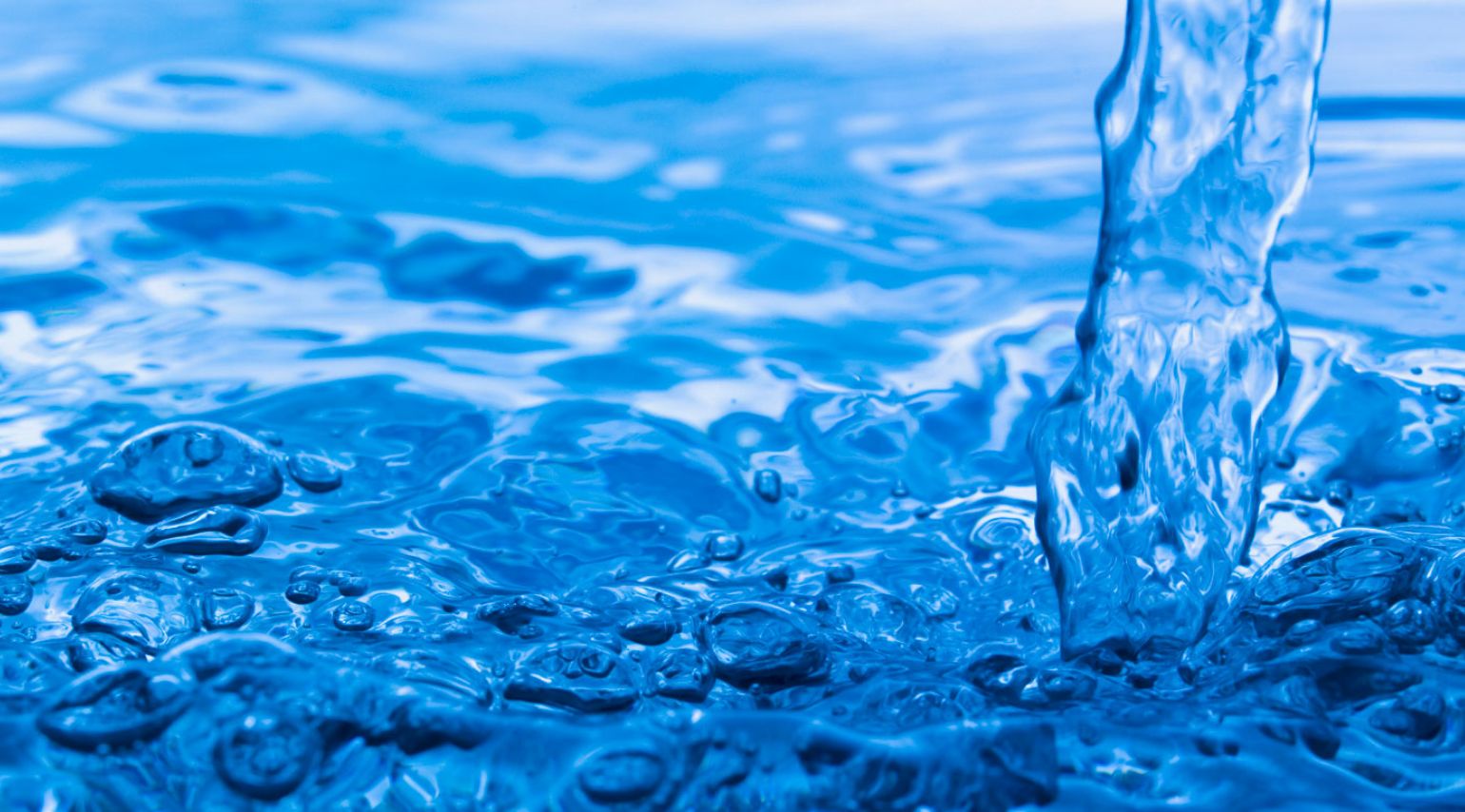 A graphic of pure water.