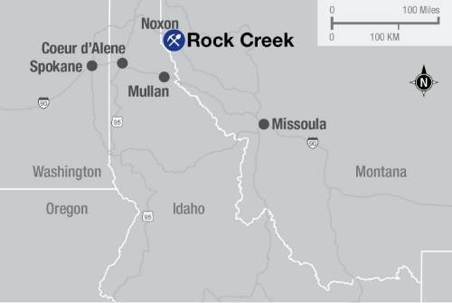 Map of Rock Creek.