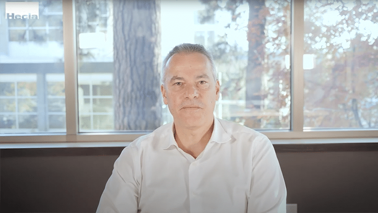 Rob Krcmarov in an office