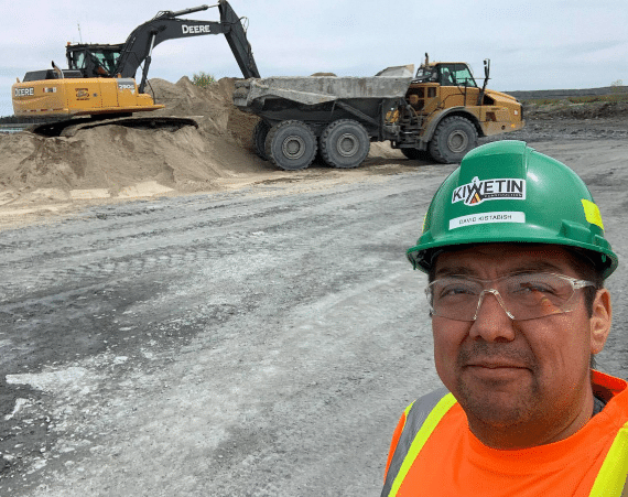 Photo of First Nations worker